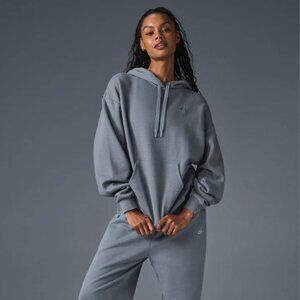 Algo Yoga Accolade Hoodie - Steel Grey